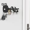 Wall-Mounted Key Holder Storage Rack Rust-Proof Strong Load-bearing Simple Installation Space-Saving Organizer Key Hooks