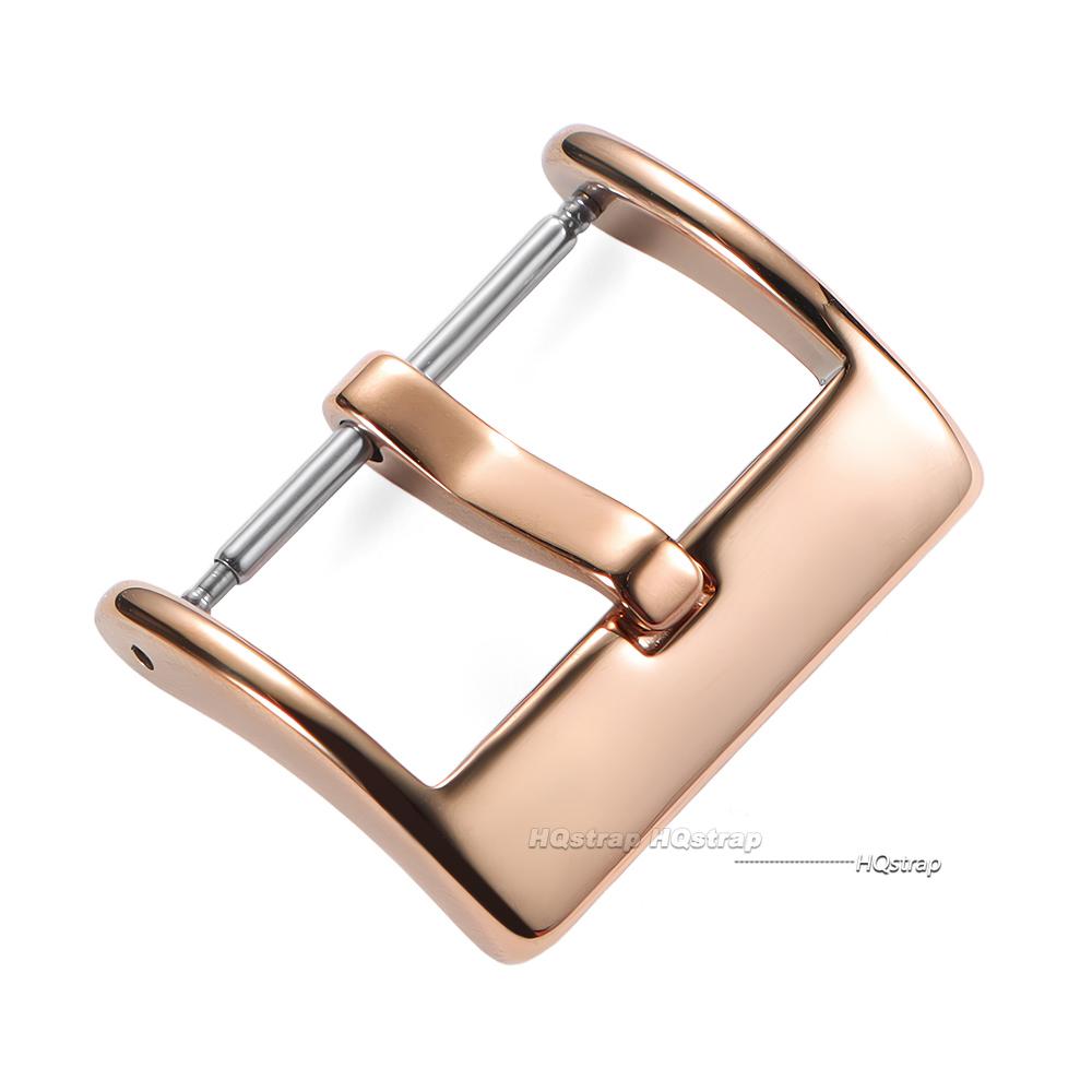 

16 18 20 22mm Watch Band Metal Buckle Strap Solid Square Button Stainless Steel Matte Polished Clasp Silver Black Watch Buckles 16mm
