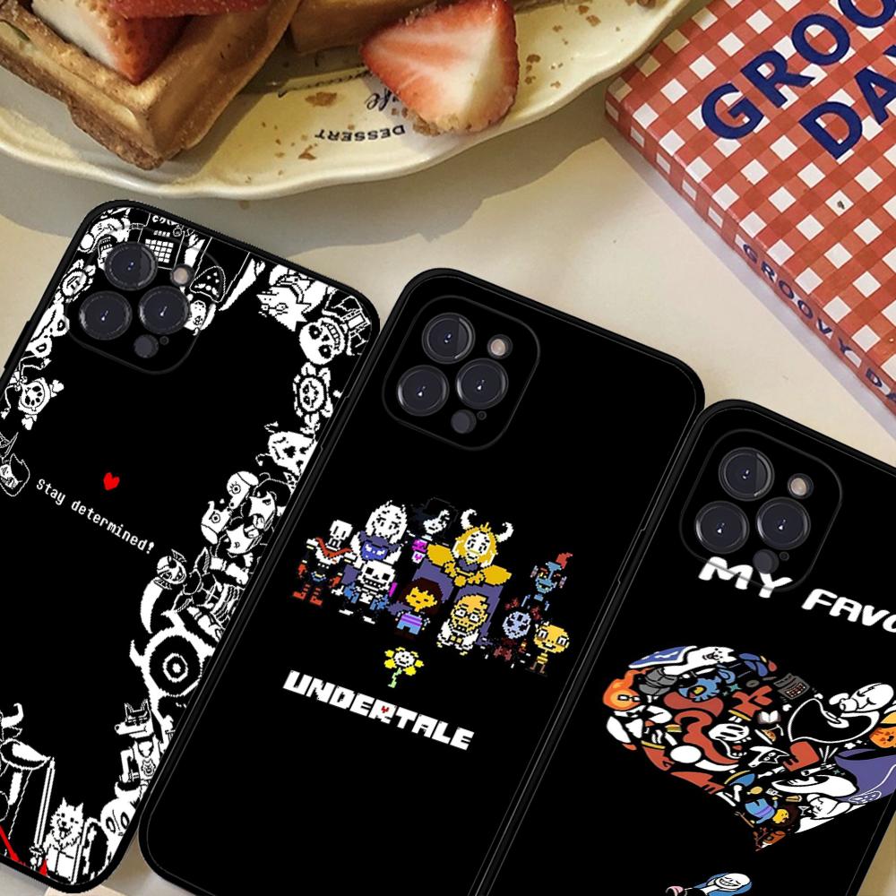 U-Undertale Phone Case For iPhone 16 15 14 11 12 13 Mini Pro XS Max Cover 6 7 8 Plus X Funda Shell