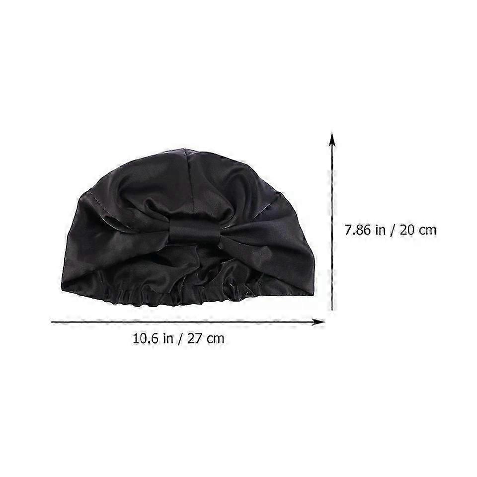 Muslim Turban Scarfs, Turban Caps, 2pcs Women's Creative Silk Head Covers