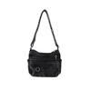 Denim Large Capacity Women's Crossbody Bag Commuter Multi-compartment Five-pointed Star Shoulder Bag