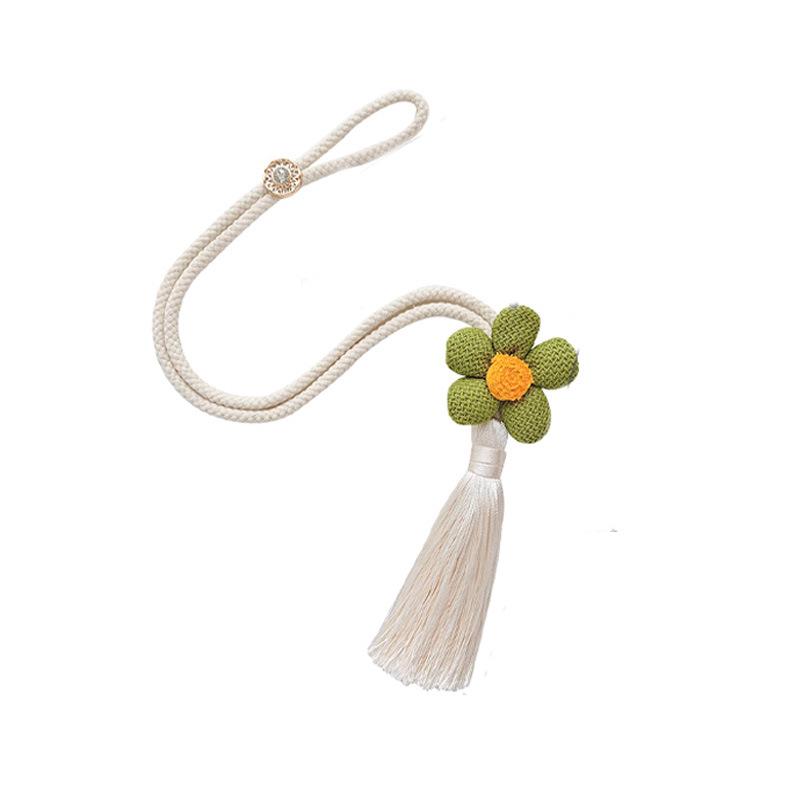 Curtain Straps Binding Ropes Long Straps Cute Hanging Balls Storage Buckles Flower Accessories and Auxiliary Materials