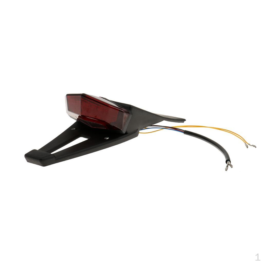 

Motorcycle Rear LED Lamp for Motorbike Motocross Bike Universal , Red