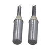 2PCS Woodworking Drill Bits 12 Inch Tungsten Steel CNC 3 Flutes Cutting Drill Bits