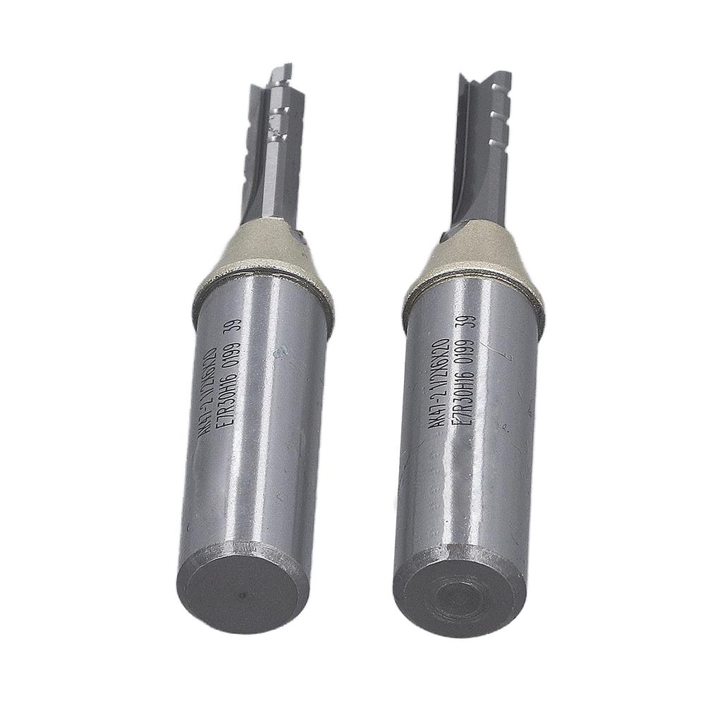 2PCS Woodworking Drill Bits 12 Inch Tungsten Steel CNC 3 Flutes Cutting Drill Bits