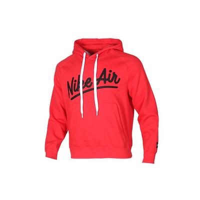 Pullover Hooded Sweatshirt Men Hoodies Red BV5182-657