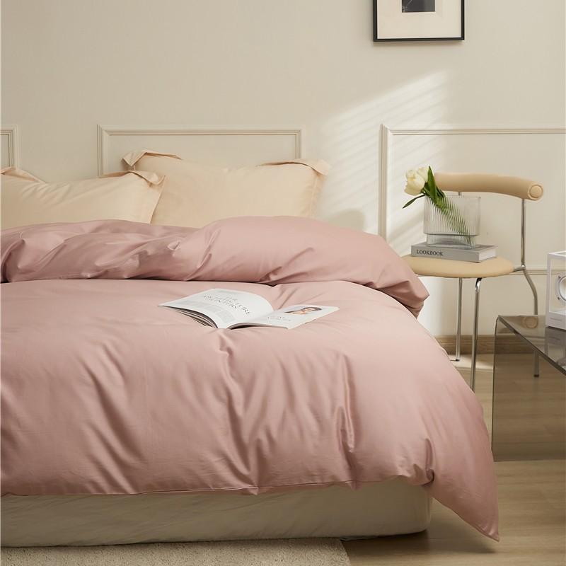 Nordic 100% Cotton Solid Color Duvet Cover or Sheet or Flat Bed Cover Simple Bedding Set Pillowcase Bedclothes Bedding
