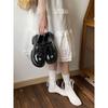 Platform Thick Heel Retro Mary Jane Small Leather Shoes Women's Spring New JK with Skirt Muffin British Style Single Shoes