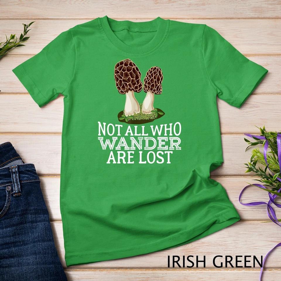 Funny Morel Mushroom Gift Foraging Mushroom Hunting Hunter TShirt Unisex T-shirt 5 M