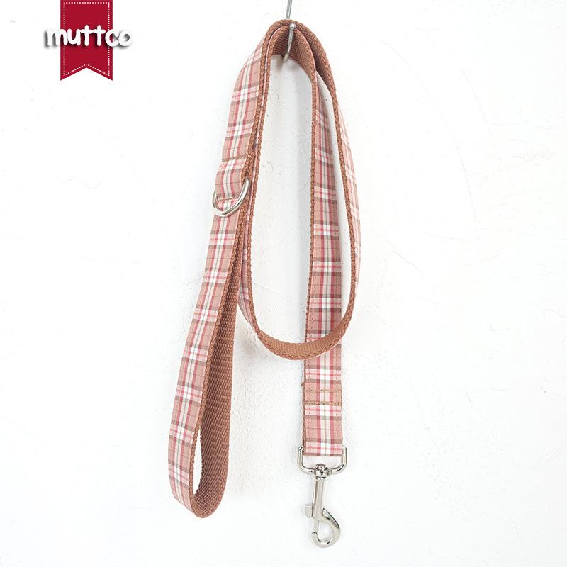 MUTTCO Plaid Dog Leash - Comfortable and Stylish UDL-042 XL