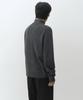 Musinsa Standard [Victoria Wool] Minimal Ribbed Quarter Zip Sweater [Medium Grey]