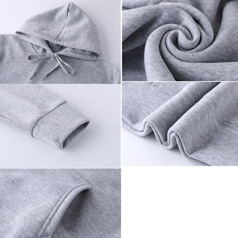 Letter Print Sweatshirt Hoodie Cotton Loose Long Sleeve Warm thick Pullover Casual 2023 New Pull Sweatshirts Creativity