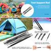 3.96M Fiberglass Camping Tent Pole  Outdoor Support Rods Awning Frames Kit Awning Rod Fiberglass Tent Pole Camping Tent Pole