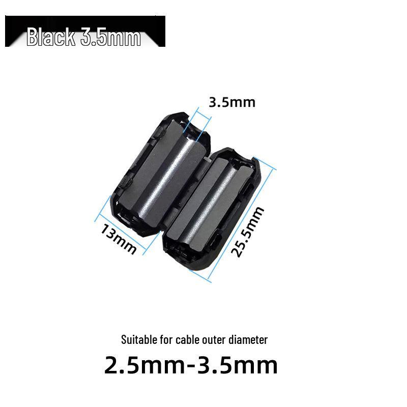 Snap-On Nickel-Zinc Ferrite Core Magnetic Ring for Anti-Interference Shielding