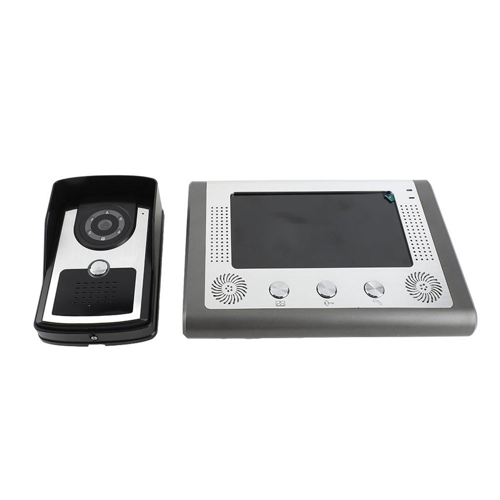 7inch Wired Rainproof Video Intercom Doorbell IR Camera Monitor Door Phone