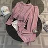Casual, Tuta Sportiva, Da Donna, Ampia, Corta, Top con Cappuccio, Spacco, Pantaloni a Gamba Larga, Set Due Pezzi