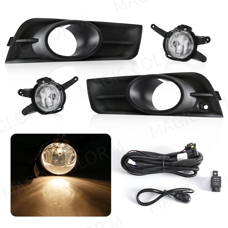 LED Fog Light For Chevrolet Cruze 2009 2010 2011 2012 2013 2014 Halogen Fog Lamp Daylight wit Cover Frame Kit Car Accessories