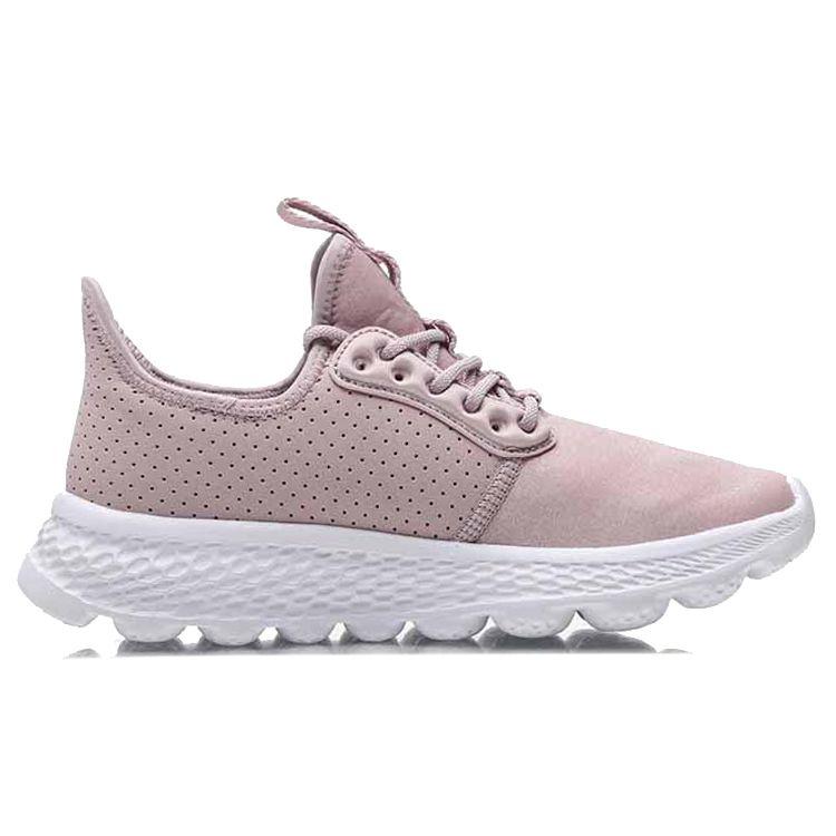 Li Ning Eazgo Comfort Series Shock Absorbing Sports Shoes Women Sneakers Ice-Purple AREP016-2