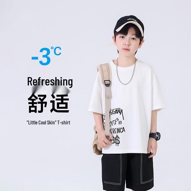 Boy's Summer Cotton Short Sleeve T-shirt
