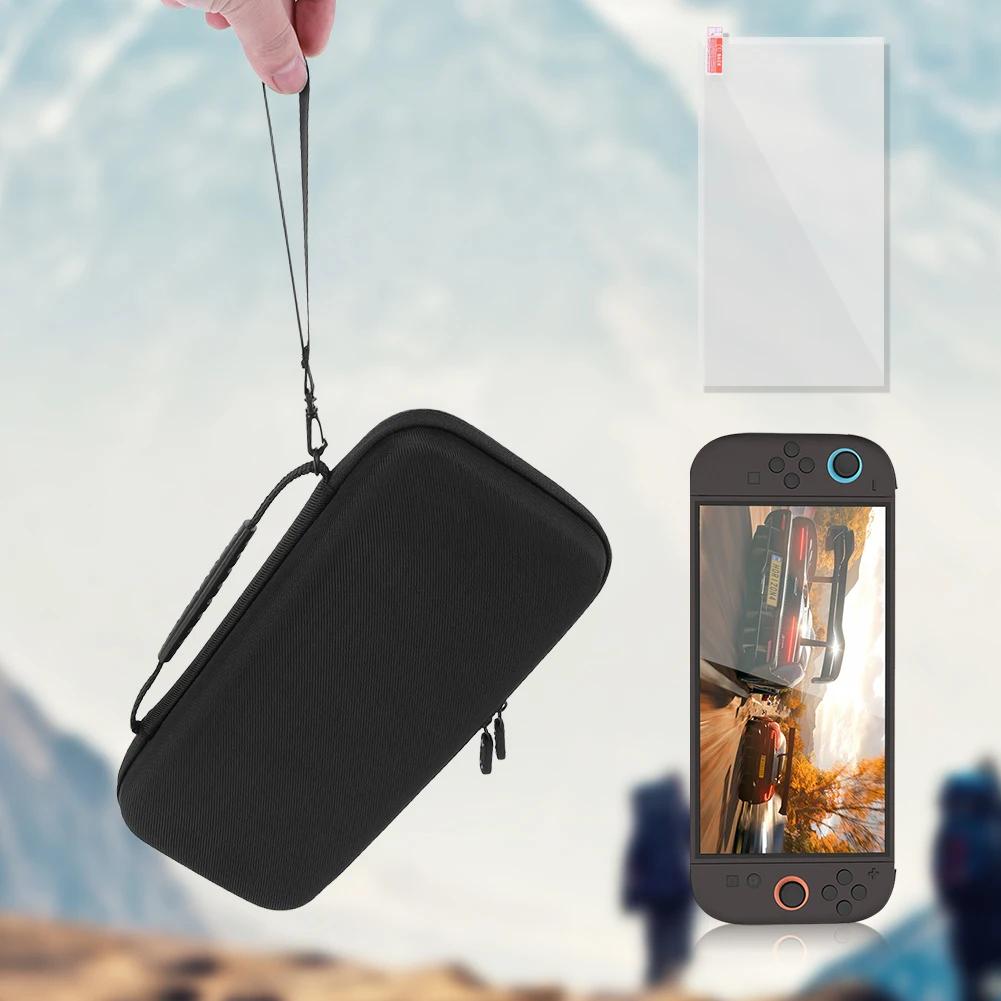 EVA Carrying Case & Screen Protector for Switch 2 Portable Storage Bag Shockproof EVA Hard Shell Protective Storage Hand Bag NS2
