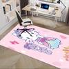 Office Rug Hello Kitty, Princess Anti-Slip Rug, Machine Washable for Living Room, Bedroom, Office, Multiple Sizes, Bedroom Mat, Decorative Mat, Durabl