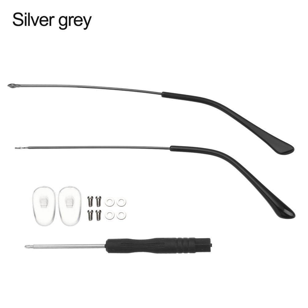 1 Pair Metal Glasses Temple Arm Eyeglasses Replacement Frame Glasses Frame Repair Eyewear Accessories Universal Repair Tool серебряный серый