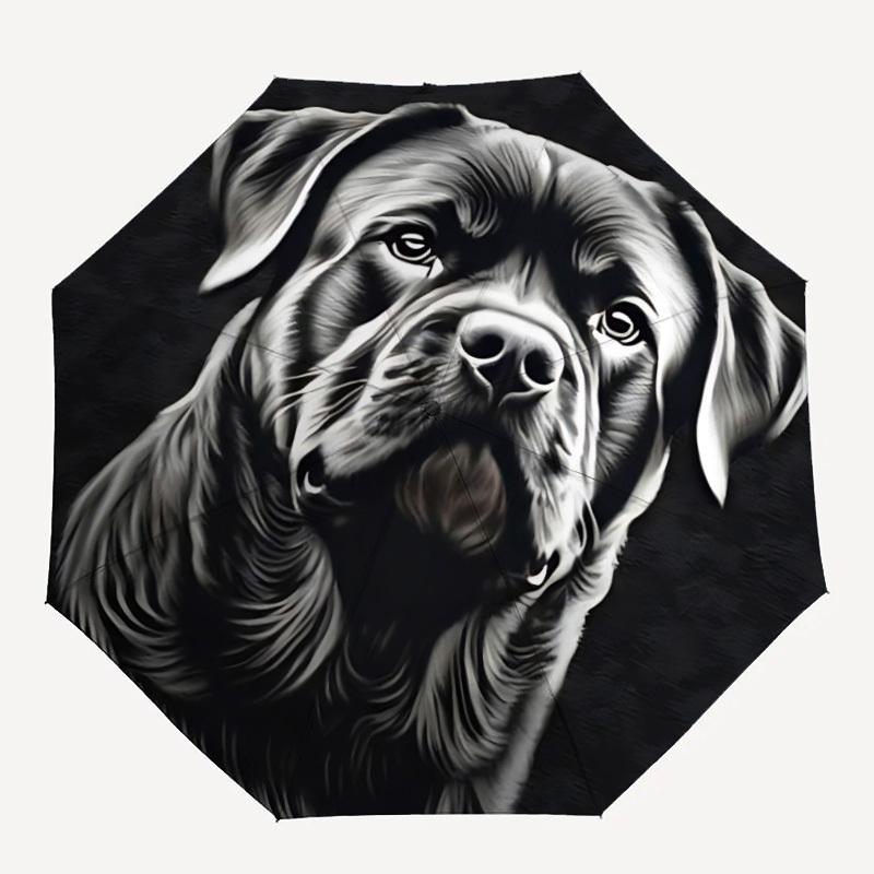 

1PC Dog Portrait Automatic Open/close, All-Season Portable Folding Umbrella for Women & Men yy250919187