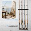 Easy-Install Fishing Rod Bracket Wall Mounted Foam Grip Storage Rack Fishing Tools Rod Holder Fishing Accessories Equipment