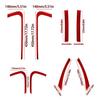 Red Carbon Fiber Interior Door Panel Kit Cover Trim For Land Rover Range Rover