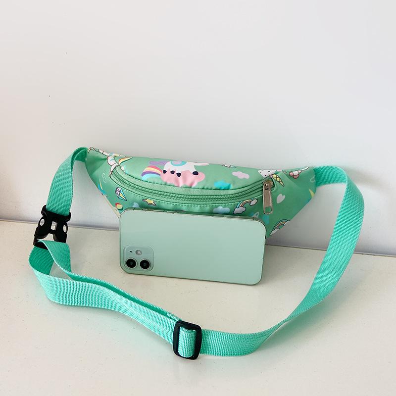 Sac banane tendance pour enfants, sac de poitrine mignon avec imprimé dinosaure, porte-monnaie pour garçons et filles, sac banane à bandoulière