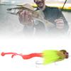 Simulation Mouse Shape Resin Fishing Lure Soft Bait Tackle with Dual Treble Hookgreen