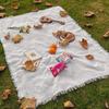 Moisture-Proof Outdoor Cotton Picnic Blanket for Camping & RV Travel
