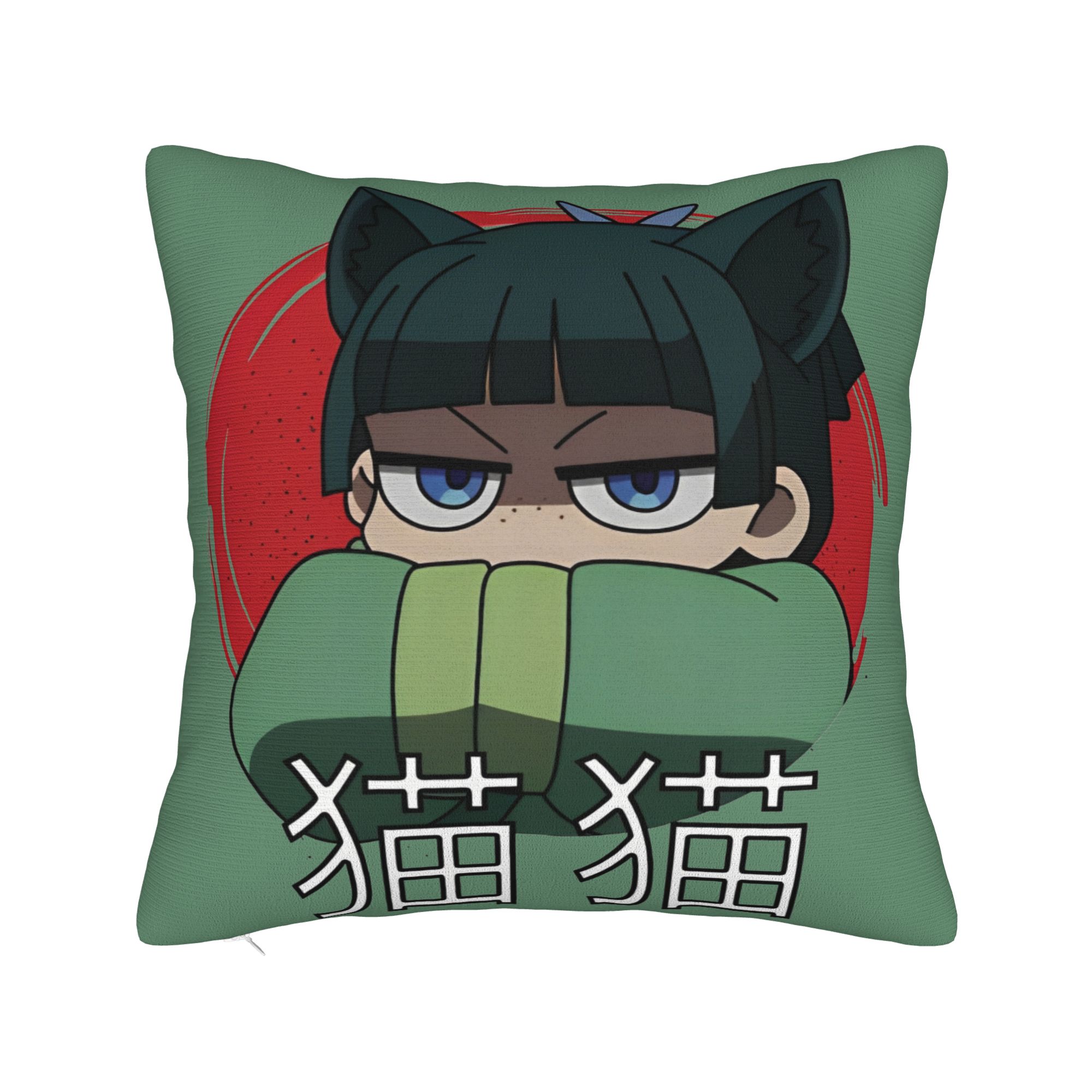 Наволочка Маомао Чехол для Подушки из Полиэстера Декорации Дневники Аптекаря Чехол для Декоративной Подушки Домашний Дропшиппинг 40*40см 12x12Inch