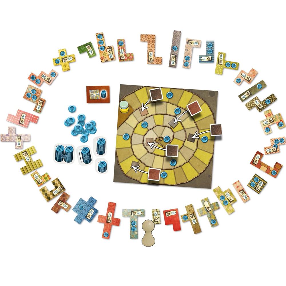 Patchwork Weihnachtsbrettspiel Lustige Partyspiele Englische Version Papierkarten