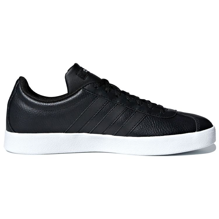 Adidas Neo Vl Court 2.0 Casual Comfortable Low-Top Skate Shoes Women Sneakers Black B42315