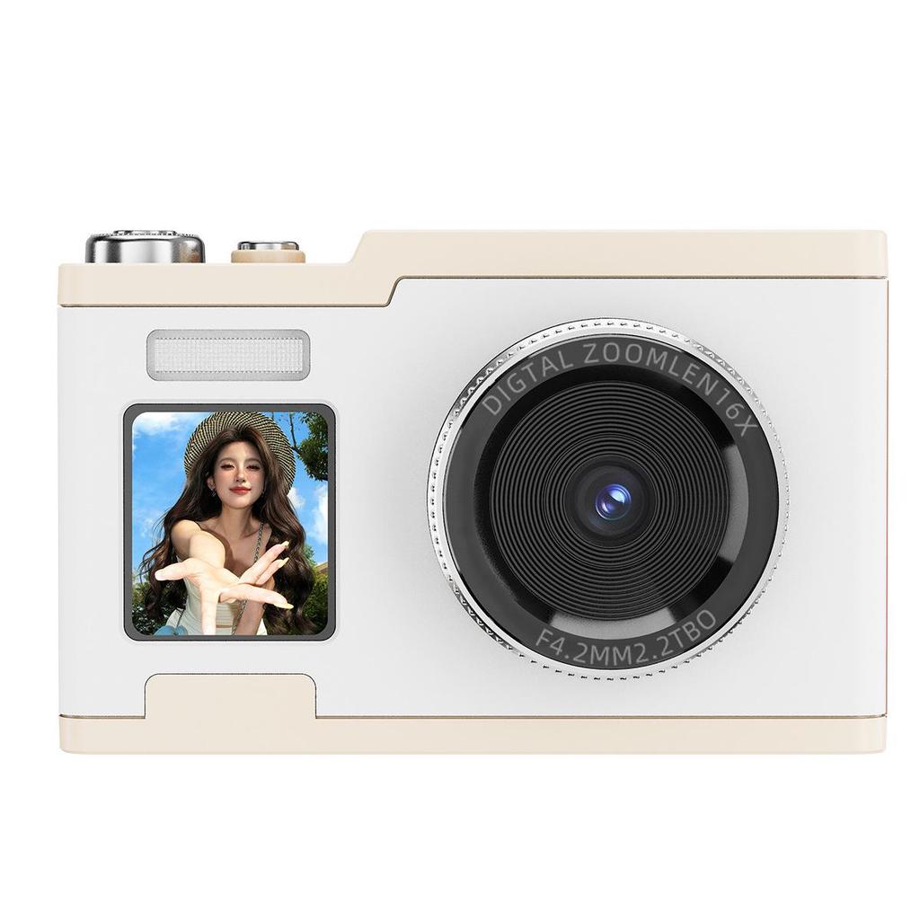 26-Year Explosive Dual-Screen Digital Camera with Cold White Skin Filter, Beauty Vlog Close-Up Light