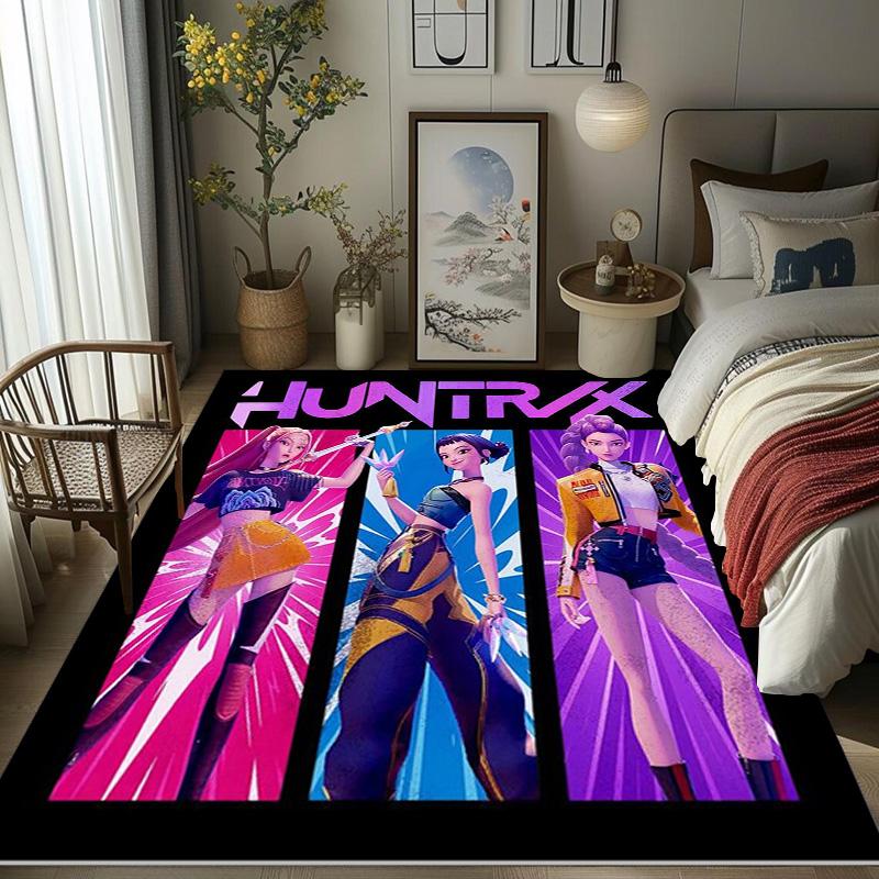 Dynamic Warriors: Action Adventure carpet Doormat Suitable for all seasons Art Office chair cushion Protective pad