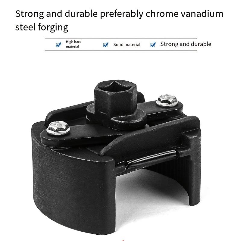 60mm-80mm Adjustable Steel Spanner For Car Oil Filter Wrench Fuel Filter Cast Removal Repair Tool Truck Motorcycle Accessories