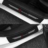 4Pcs Car Door Sill Anti-Scratch Protector Stickers Accessories For Mercedes Benz W203 W204 W210 W124 AMG W202 CLA W220 W212 W205