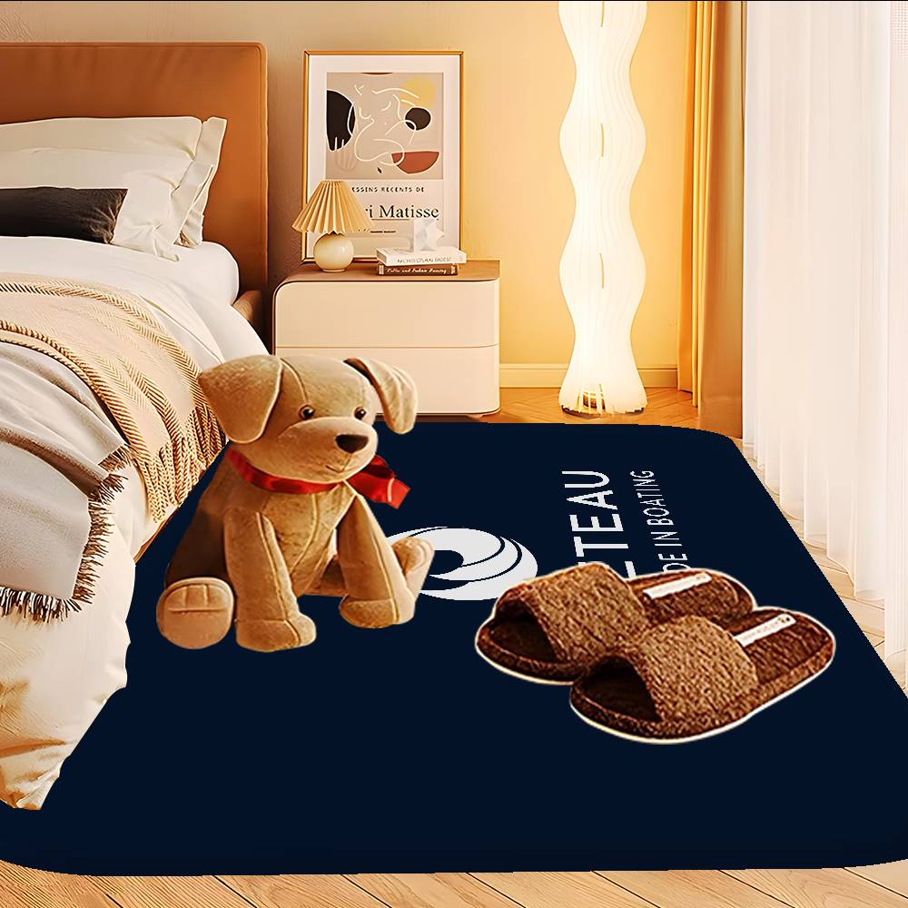 B-BENETEAU Logo Bathroom Mat Anti-slip Absorb Water Long Strip Cushion Bedroon Mat Welcome Doormat