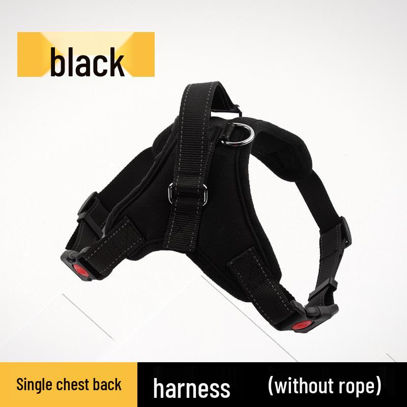 Reflective Rope Dog Leash & Harness for Small, Medium, Large Breeds