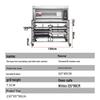 Stainless Steel Baking Pan Rack Trolley for Bread and Toast Drying