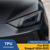 For BYD Seagull 2026-2026 Smoke Black Car Headlight Protective Film TPU PPF Pre Cut Anti-Scratch Vinyl Wrap Kit High-Gloss Film