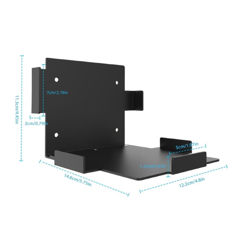 Anti-Scratch Game Rack for Series X Console Wall Mount Includes Dry Wall Screws Anchors Wall Holder
