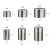 Stainless Steel Sealed Capsule Pill Case Travel Waterproof Pill Box Camping Firstaid EDC Multi-function Survival Tool Gift