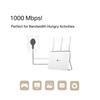 TP-Link TL-PA7017P KIT AV1000 Gigabit Passthrough Powerline Starter Kit Ethernet Adapter Kit
