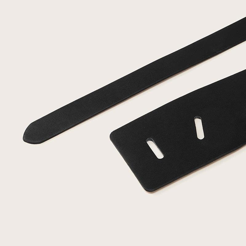 New Women's Soft Knotted PU Waist Cover Simple and Versatile Fashion Women's Waist Belt