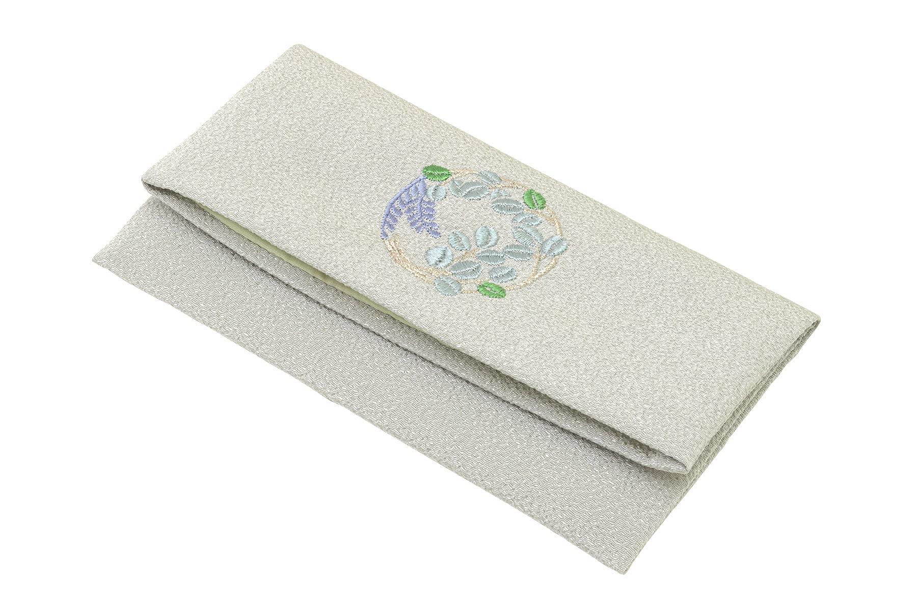 

Prayer Bead Prayer Prayer Beads for Buddhist Instruments Japanese Miscellaneous Goods Gray [SOUBIEN] Holder, Bag, Women, Embroidery, Crepe, Musumi,