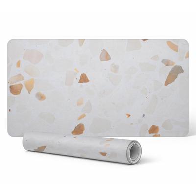 Anti-slip Gaming Mouse Pad Terrazzo In Pastels 90x45 Cm