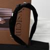 High Grade Dark Red Velet Autumn Winter Hairbands for Girls and Women Headwear Hair Bands Hair Accessories
